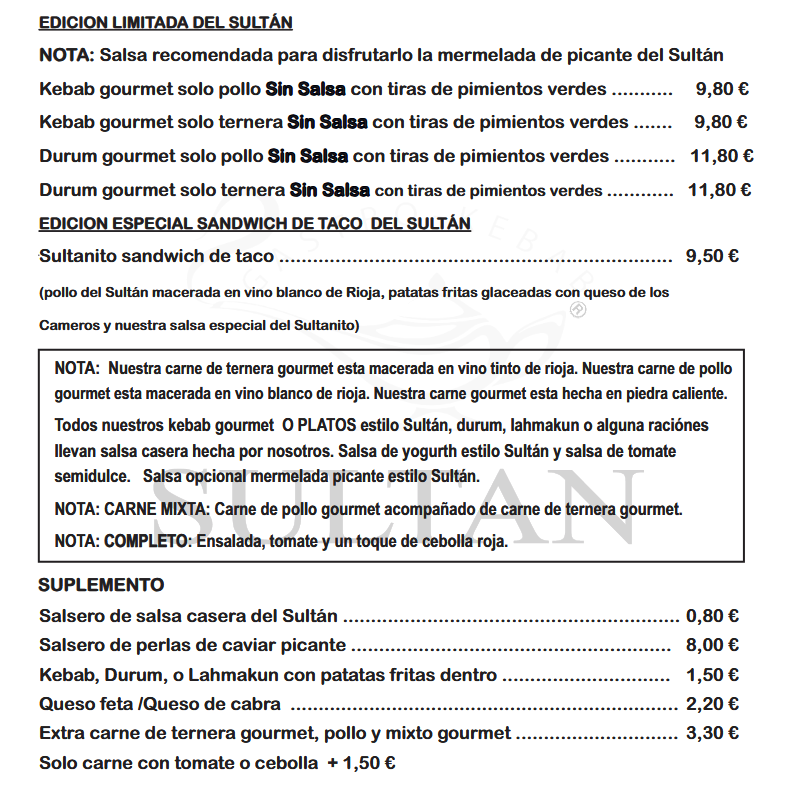 Edicion Sultan Sultan